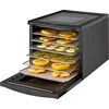 Image de TZS First Austria Voedseldroger   Droogoven - RVS   24-Uurs Timer   Led-bedieningspaneel   Dehydrator   6 Laags - Zwart
