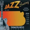 Image de Snarenset elektrische gitaar - Thomastik-Infeld JS110 - Jazz Swing - 10-44 - Nikkel Flatwound - Extra Light