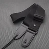 Image de Gitaarband voor Acoustische - Electrische of Bas gitaar - Guitar Strap - met plectrumhouder - Zwart - 90 - 155 cm