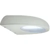 Image de Wandlamp buiten balkonlamp buitenlamp wandlamp roestvrij staal, glas kunststof, 1x E27 fitting, BxDxH 19,5x22x8 cm