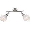 Image de Spotserie Globo Elliot XL - Nikkel mat - 2 lichts