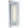 Image de LED wandlamp wandspot chroom metalen spiegelrand slaapkamer keuken