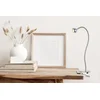 Image de LED schrijftafel lamp eetkamer leeskamer klem lamp chroom flexo spot beweegbaar