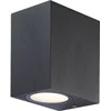 Image de LED wandlamp voor tuinverlichting Wandspot voor de tuin, ALU donkergrijs, 1x LED 6 watt 472 lumen warm wit, H 9,5 cm