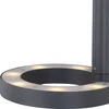 Image de LED wandlamp ring design ALU spot gevelverlichting tuin buitenlamp grijs Globo 34273