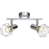 Image de Plafondlamp Spot Light Living Dining Room Beam Light Rail zilver draaibaar Globo 54802-2