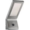 Image de Wandlamp woonkamerTouch dimmer glas zilver, metaal, 1xLED, BxH 9x22 cm