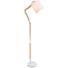 Image de Globo - vloerlamp - Mattis - wit - metaal - leeslamp - E27 - 21510S