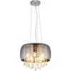 Image de Globo - hanglamp - Kalla - chroom - metaal smoke glas - Ø 35cm - E14 - 15809H