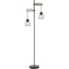 Image de Globo - vloerlamp - Mina - zwart - metaal - E27 - 15326-2SN