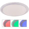 Image de Smart Home plafondlamp dimbaar met afstandsbediening LED woonkamerlamp, app/voice control, 30W 1500lm warm wit-koud wit, DxH 53 x 8,3 cm