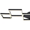 Image de Globo - plafonniere - Kurio - zwart - metaal - LED - 67236-58B