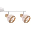 Image de Globo - spot - Widy - wit - metaal - opbouwspot - E27 - 54021-4