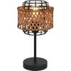 Image de Globo - tafellamp - GINA - naturel - metaal - Ø 17cm - E27 - 15668T
