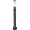 Image de Buitenlamp met bewegingssensor antraciet | RVS | 12,7 x 12,7 x 80 cm | Buitenlamp met sensor