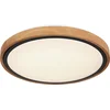 Image de Globo - plafonniere - Bruno - naturel - metaal - Ø 31cm - LED - 41764-12