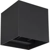Image de Buitenlamp Gevellamp Wandlamp Zwart Balkonlamp Up Down Wandlamp, LED 2x 3 Watt 290Lm warm wit, LxBxH 10x10x10 cm
