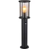 Image de Globo vloerlamp Gracey - zwart - metaal - 14,3 cm - E27 fitting - 31362S