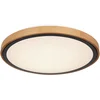 Image de Globo - plafonniere - Bruno - zwart - metaal - Ø 44cm - LED - 41764-24