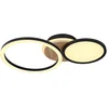 Image de Globo - plafonniere - Sid - zwart - metaal - LED - 67273-28
