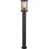Image de Globo vloerlamp Gracey - zwart - metaal - 14,3 cm - E27 fitting - 31363S