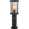 Image de Globo vloerlamp Gracey - zwart - metaal - 14,3 cm - E27 fitting - 31361S