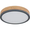 Image de Globo - plafonniere - Doro - grijs - metaal - Ø 30cm - LED - 416080WD1R