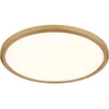 Image de Globo Moderne LED Plafonnieres Sapana 1 Lichtpunt Rond Messing Kunststof Slaapkamer Gang/Hal Badkamer Keuken Dimbaar IP44 Diameter 29,5cm