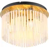 Image de Globo - plafonniere - GORLEY - goud - glas - Ø 32cm - E14 - 15698DM
