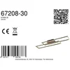 Image de Plafondlamp DAKARI 30 Watt 1-Lichts Matt zwart