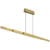 Image de Ethan Hanglamp uitschuifbaar 95-150cm messing 2700-6000k - Modern - Globo