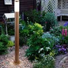 Image de Meerpaalverlichting met bewegingsmelder Buitenlamp Sensor vloerlamp hout look, app controle CCT, roestvrij staal, 1x Smart RGB LED 8.5W 806Lm, DxH 12.7x110cm