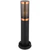 Image de Staande lamp vloerlamp buitenverlichting rook koper buiten met bewegingsmelder tuinlamp, roestvrij staal kunststof, 1x E27, DxH 7,6x45 cm, set van 2