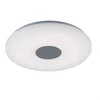 Image de Plafondlamp woonkamer LED in ronde vorm, chroom met acryl kap, 1x LED 18W 1260 lm warm wit, 37,5 cm