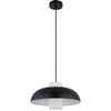 Image de Globo - hanglamp - LOWE - zwart - metaal - Ø 38cm - E27 - 15755S