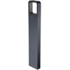 Image de LED-buitenlamp padlamp donkergrijs buitenlamp vloerlamp, aluminium, 10W 298Lm warm wit, LxBxH 12x5x65 cm