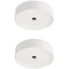 Image de Plafondlamp LED plafondlamp wit keukenlamp hallamp, aluminium, 10W 470lm warm wit, DxH 15 x 4 cm, set van 2