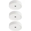 Image de Plafondlamp LED plafondlamp wit keukenlamp hallamp, aluminium, 10W 470lm warm wit, DxH 15 x 4 cm, set van 3
