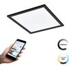 Image de EGLO connect.z Salobrena-Z Smart Plafondlamp - 45 cm - Zwart/Wit - Instelbaar wit licht - Dimbaar - Zigbee