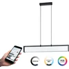 Image de EGLO connect.z Valdelagrano-Z Smart Hanglamp - 100 cm - Zwart/Wit - Instelbaar RGB & wit licht - Dimbaar - Zigbee