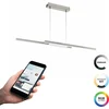 Image de EGLO connect.z Fraioli-Z Smart Hanglamp - 105,5 cm - Grijs/Wit - Instelbaar RGB & wit licht - Dimbaar - Zigbee