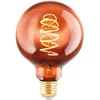 Image de EGLO LED Lamp - E27 - Ø 9,5 cm - Koper - 2000K - Dimbaar