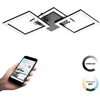 Image de EGLO connect.z Paranday-Z Smart Plafondlamp - 65 cm - Zwart/Wit - Instelbaar wit licht - Dimbaar - Zigbee