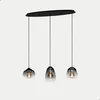 Image de EGLO Aguilares Hanglamp - E27 - 84 cm - Glas - Zwart