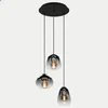 Image de EGLO Aguilares Hanglamp - E27 - Ø 43 cm - Glas - Zwart
