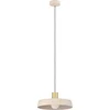 Image de EGLO Valdiola Hanglamp - E27 - Ø 36 cm - Beige|Goud - Staal
