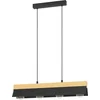 Image de EGLO Tarrafo Hanglamp - E27 - 88 cm - Zwart|Bruin