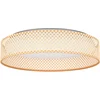 Image de EGLO Luppineria Plafondlamp - LED - Ø 38 cm - Wit/Bruin