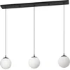 Image de EGLO Rondo 3 Hanglamp - E27 - 121 cm - Zwart|Wit