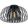 Image de EGLO Encinitos 1 Plafondlamp - E27 - Ø 45 cm - Zwart